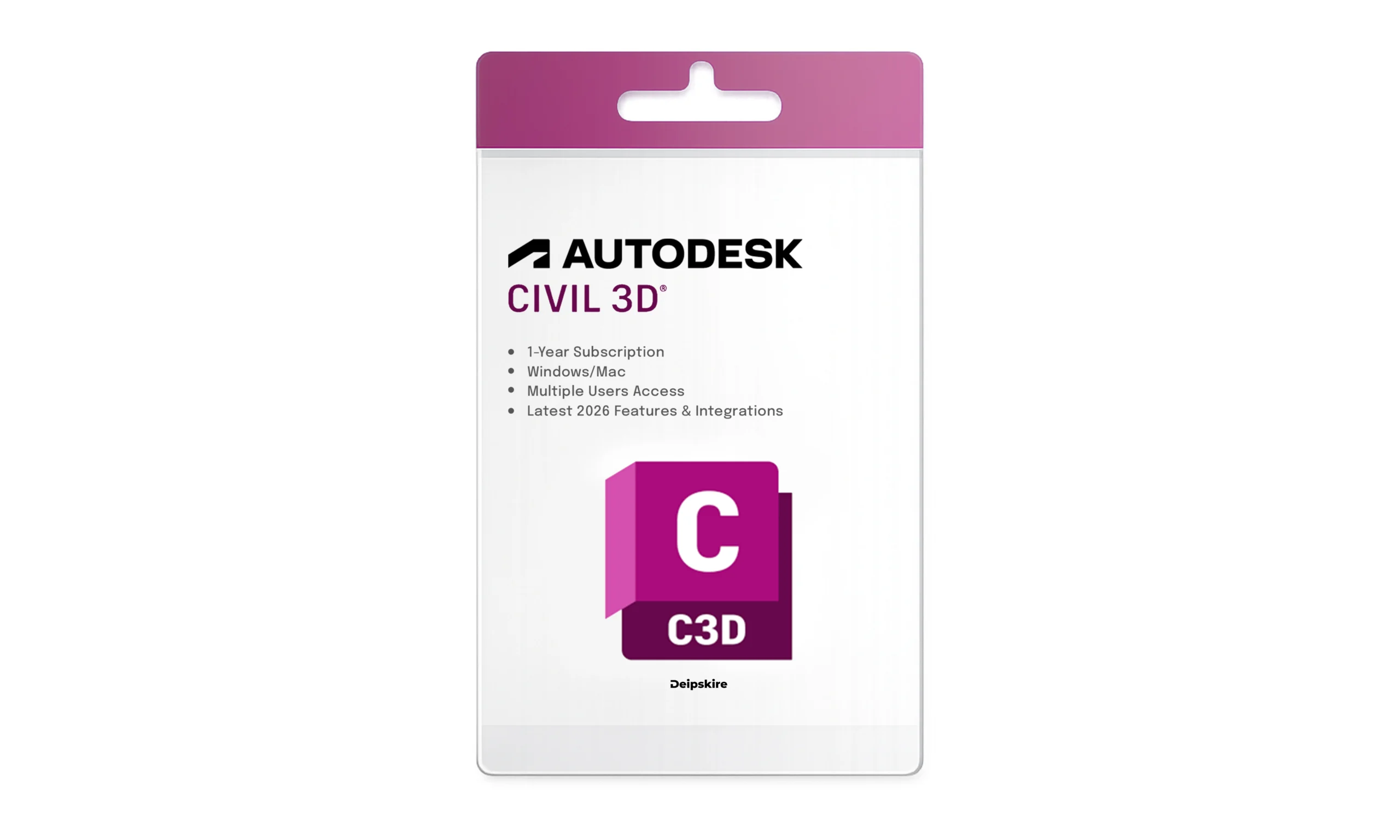 Autodesk Civil 3D 2026 - 1-Year Subscription